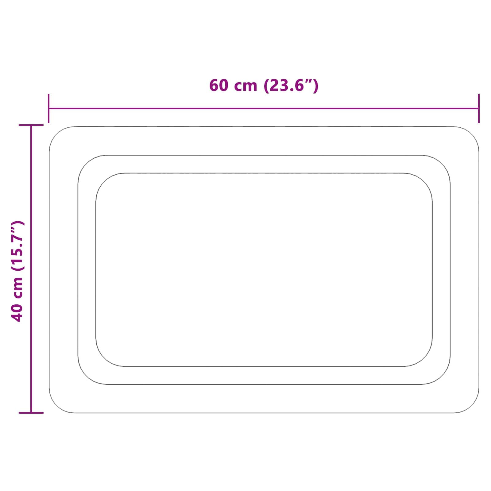 LED Badkamer Spiegel Transparant 60 x 40 cm gehard glas image 5