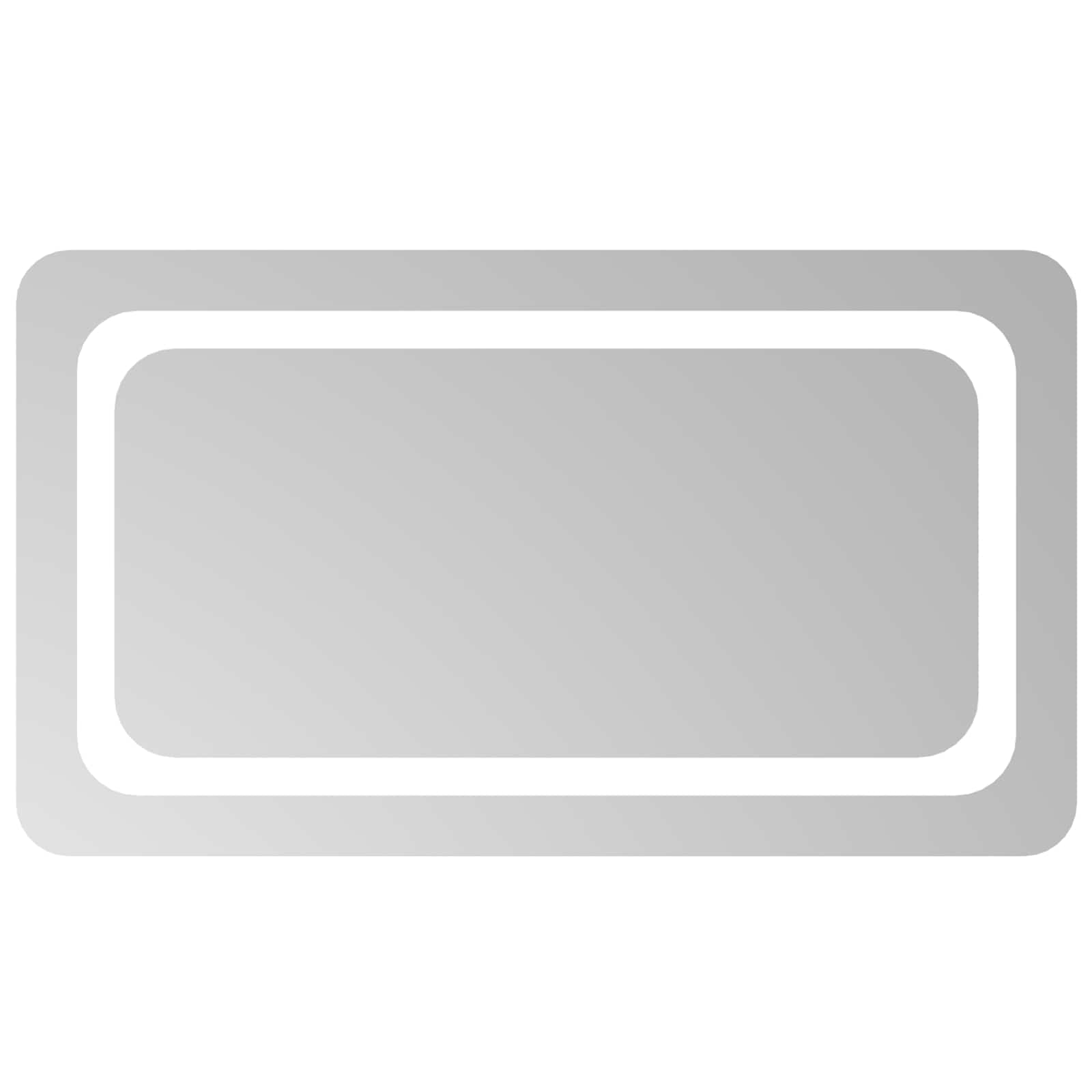 LED Badkamer Spiegel Transparant 70 x 40 cm gehard glas image 2