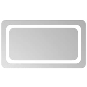 vidaXL LED vannitoa peegel L&auml;bipaistev 70 x 40 cm karastatud klaas