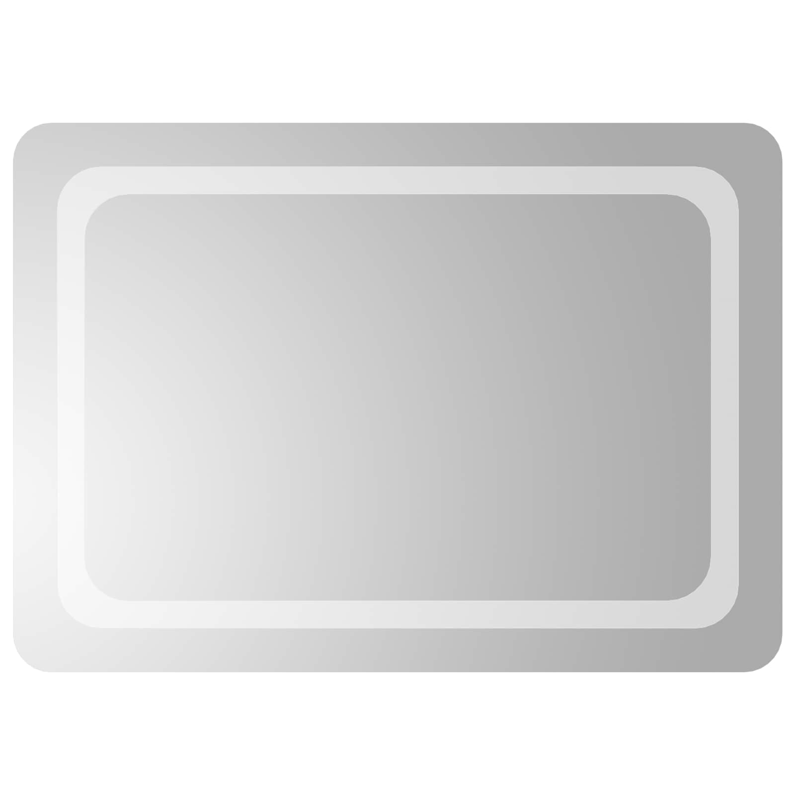 LED Badkamer Spiegel Transparant 70 x 50 cm gehard glas image 2