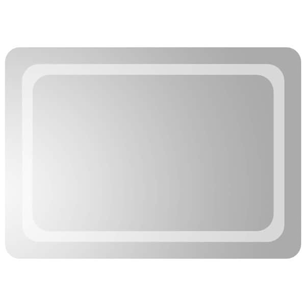 vidaXL LED vannitoa peegel L&auml;bipaistev 70 x 50 cm karastatud klaas