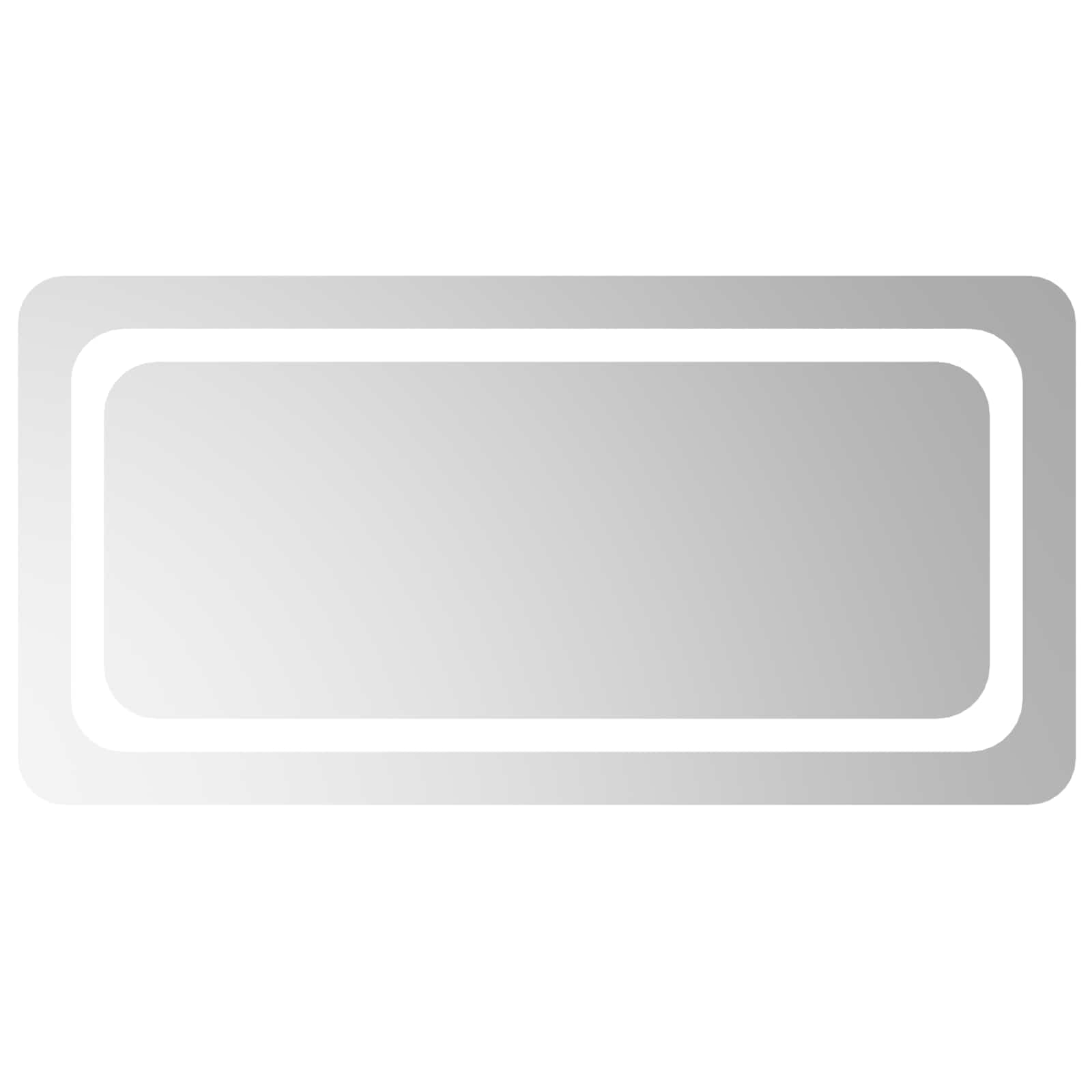 LED Badkamer Spiegel Transparant 80 x 40 cm gehard glas image 2