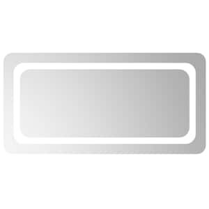 vidaXL LED vannitoa peegel L&auml;bipaistev 80 x 40 cm karastatud klaas