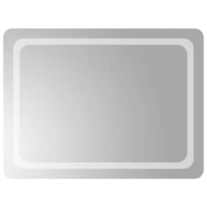 vidaXL LED vannitoa peegel L&auml;bipaistev 80 x 60 cm karastatud klaas