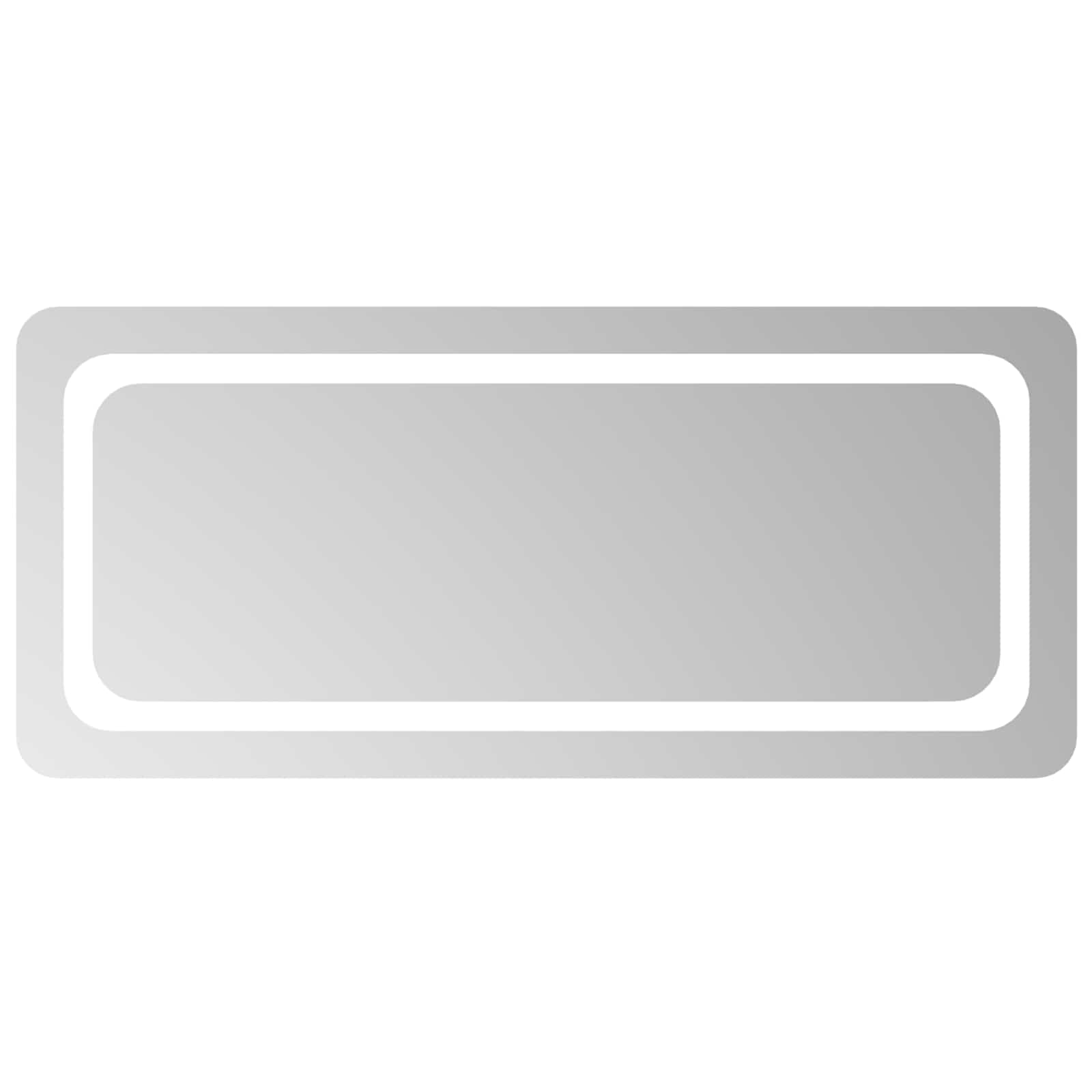 LED Badkamer Spiegel Transparant 90 x 40 cm gehard glas image 2