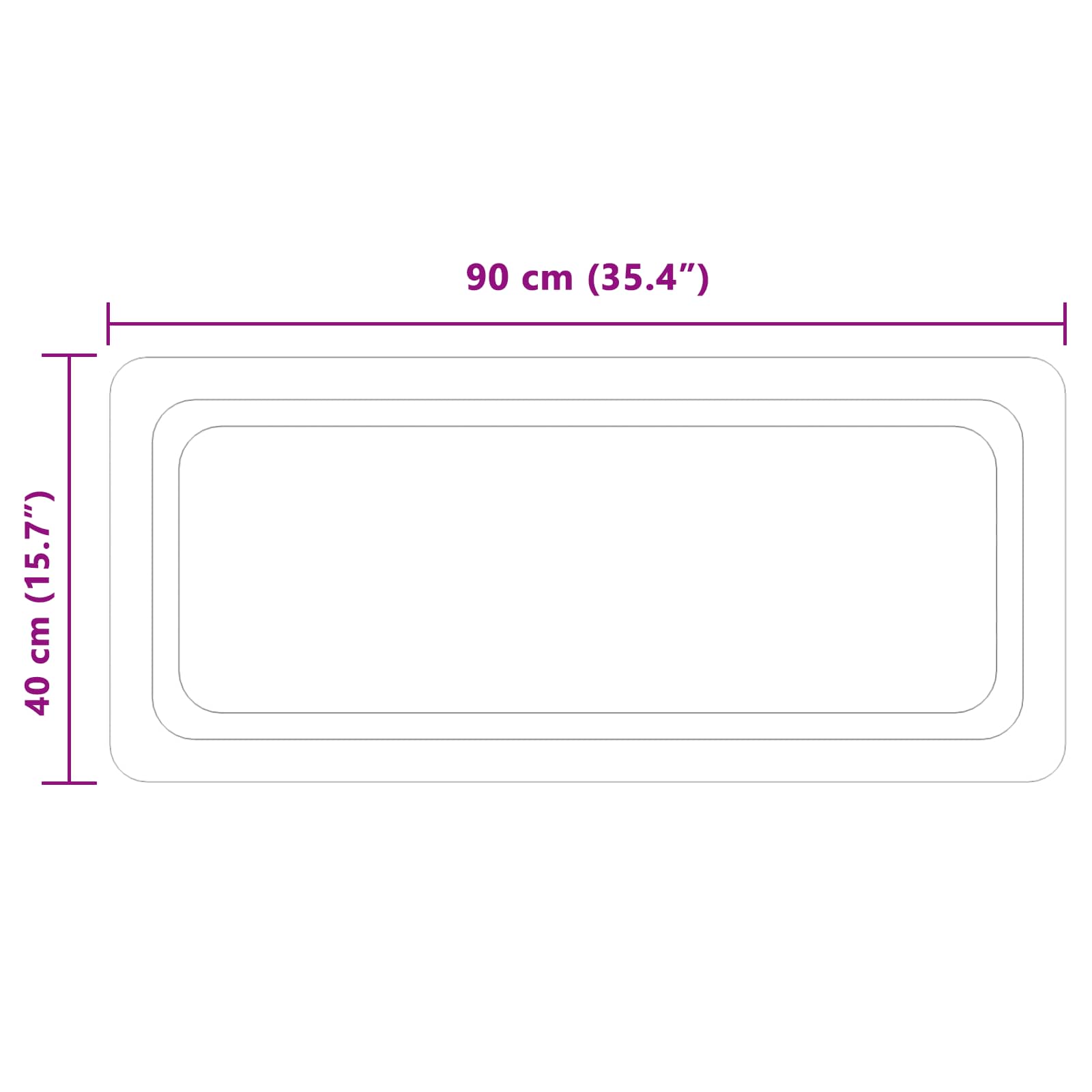 LED Badkamer Spiegel Transparant 90 x 40 cm gehard glas image 5