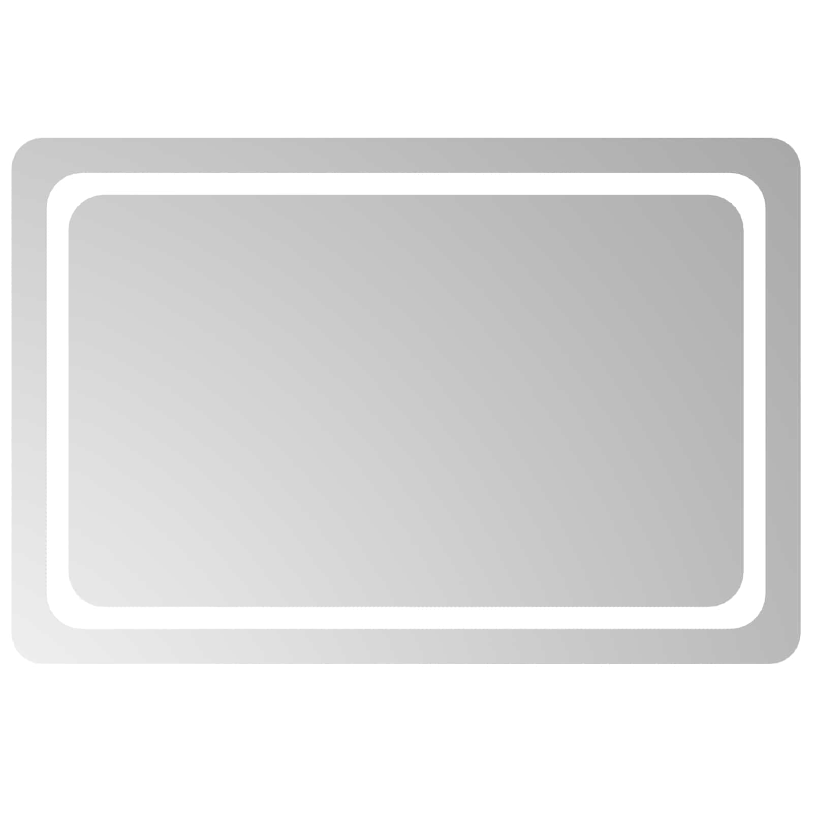 LED Badkamer Spiegel Transparant 90 x 60 cm gehard glas image 2