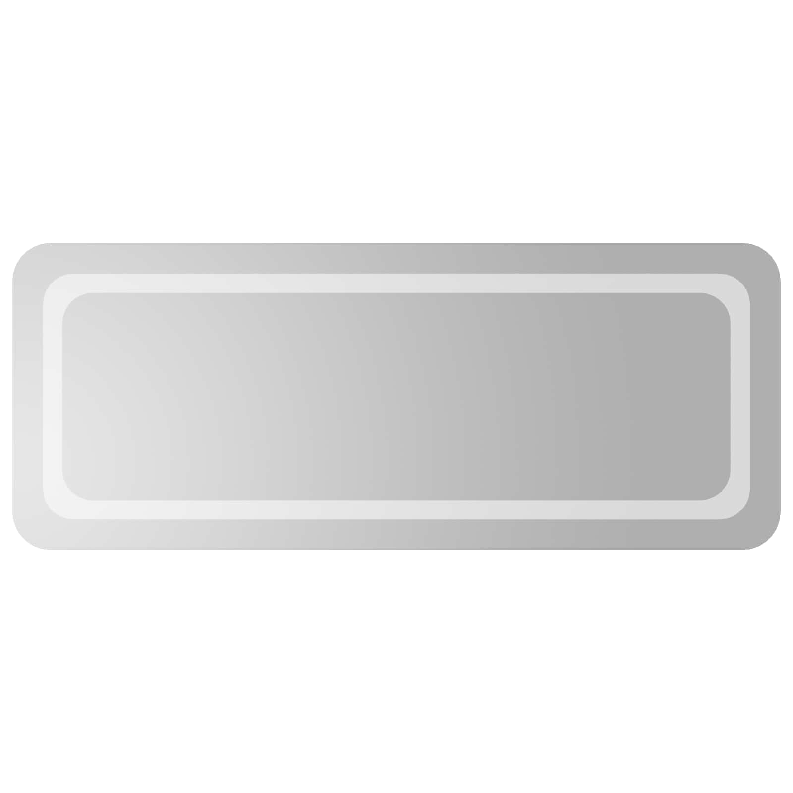 LED Badkamer Spiegel Transparant 100 x 40 cm gehard glas image 2
