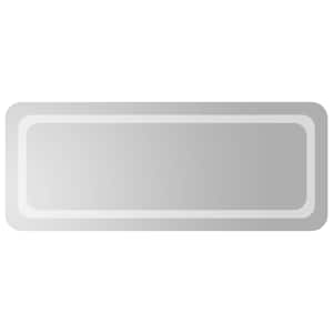 vidaXL LED vannitoa peegel L&auml;bipaistev 100 x 40 cm karastatud klaas