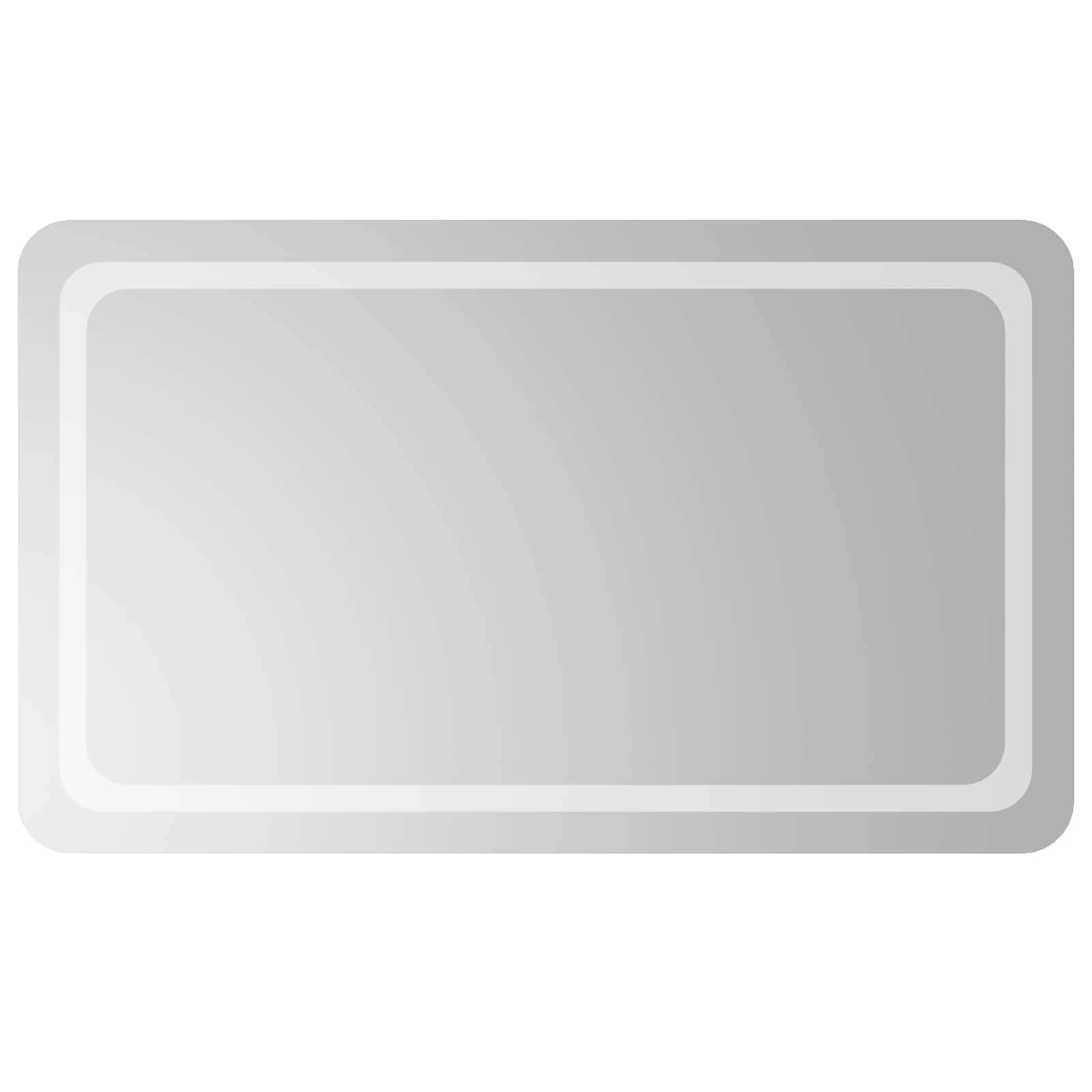 LED Badkamer Spiegel Transparant 100 x 60 cm gehard glas image 2
