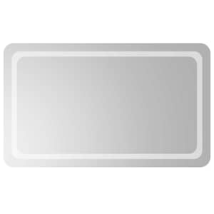 vidaXL LED vannitoa peegel L&auml;bipaistev 100 x 60 cm karastatud klaas