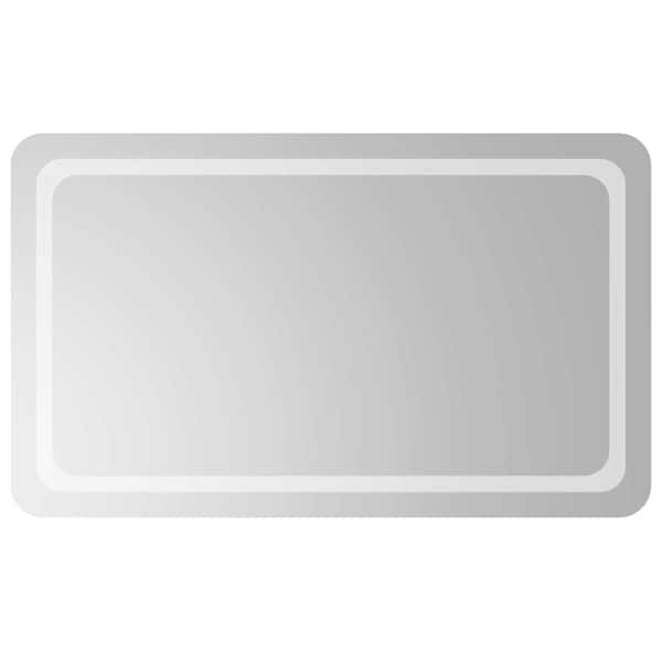 vidaXL LED vannitoa peegel L&auml;bipaistev 100 x 60 cm karastatud klaas