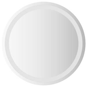 vidaXL LED vannitoa peegel L&auml;bipaistev &Oslash; 50 cm karastatud klaas