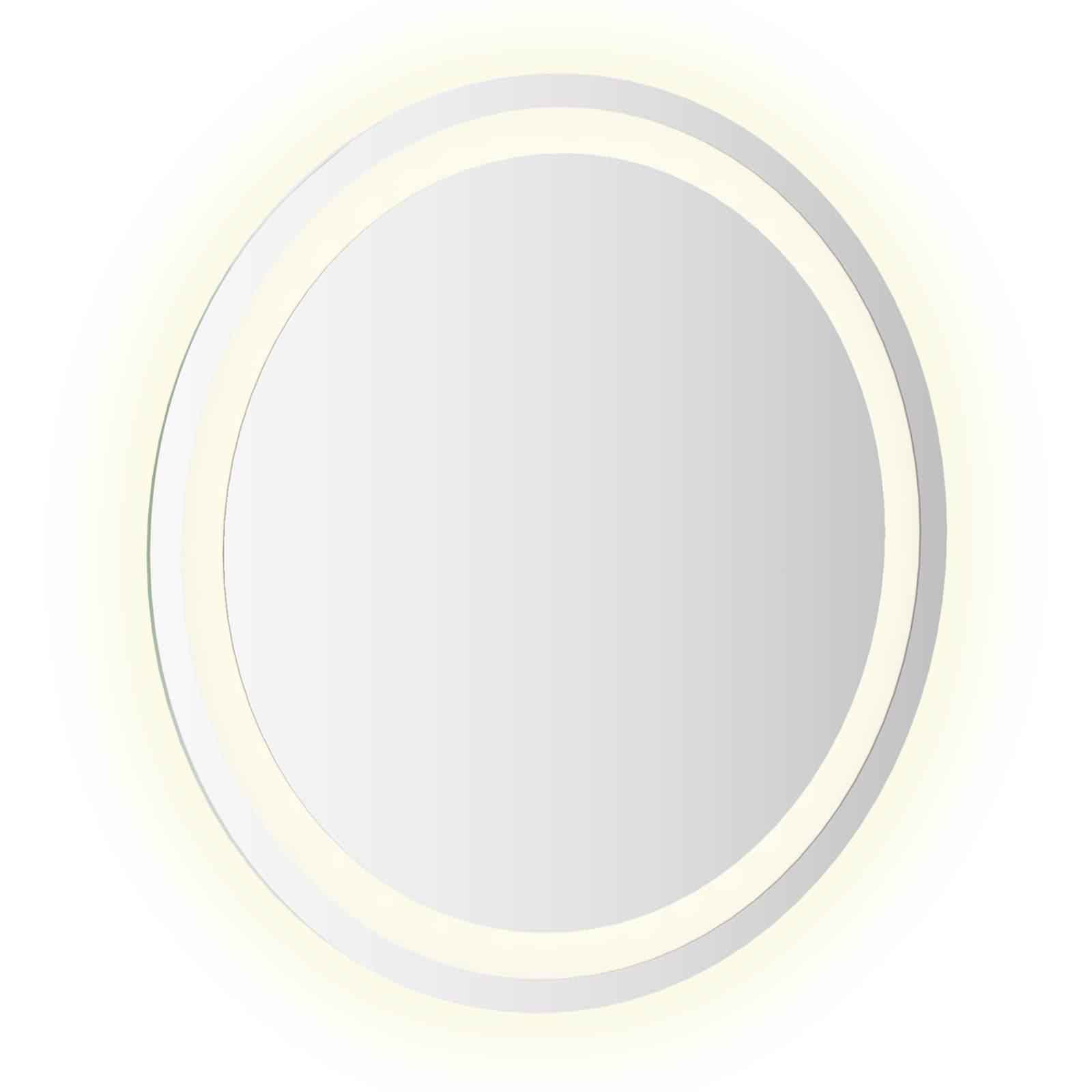 LED Badkamer Spiegel Transparant Ø 50 cm gehard glas image 3