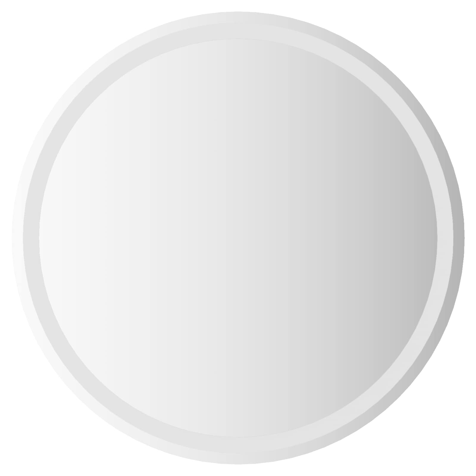 LED Badkamer Spiegel Transparant Ø 70 cm gehard glas image 2