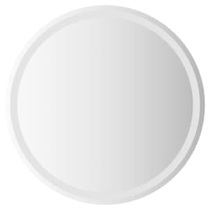 vidaXL LED vannitoa peegel L&auml;bipaistev &Oslash; 70 cm karastatud klaas