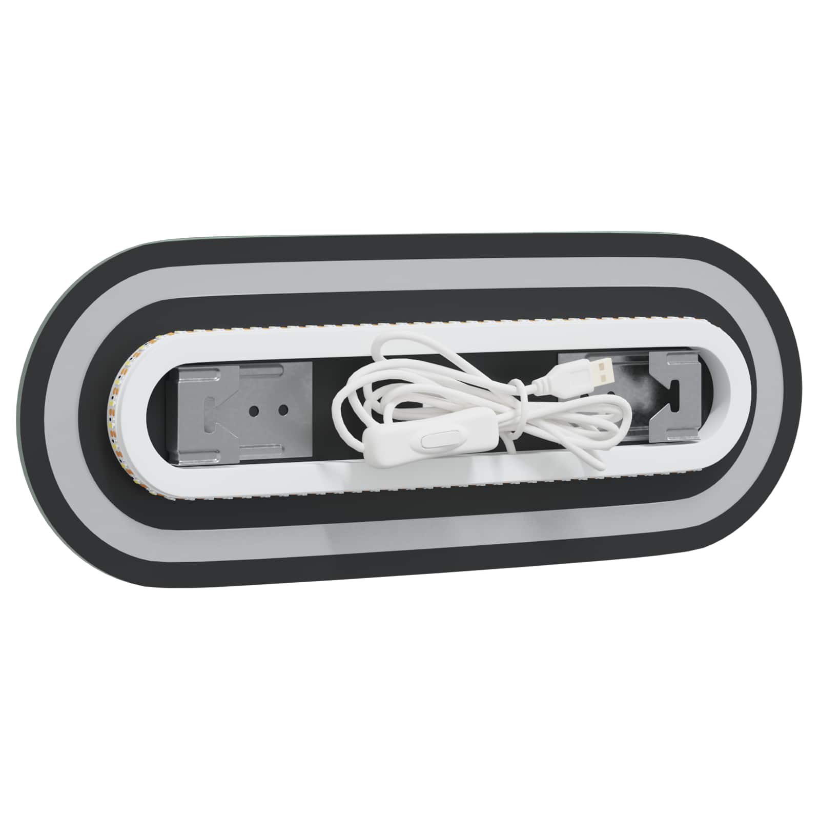 LED Badkamer Spiegel Transparant 40 x 15 cm gehard glas image 8