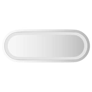 vidaXL LED vannitoa peegel L&auml;bipaistev 40 x 15 cm karastatud klaas
