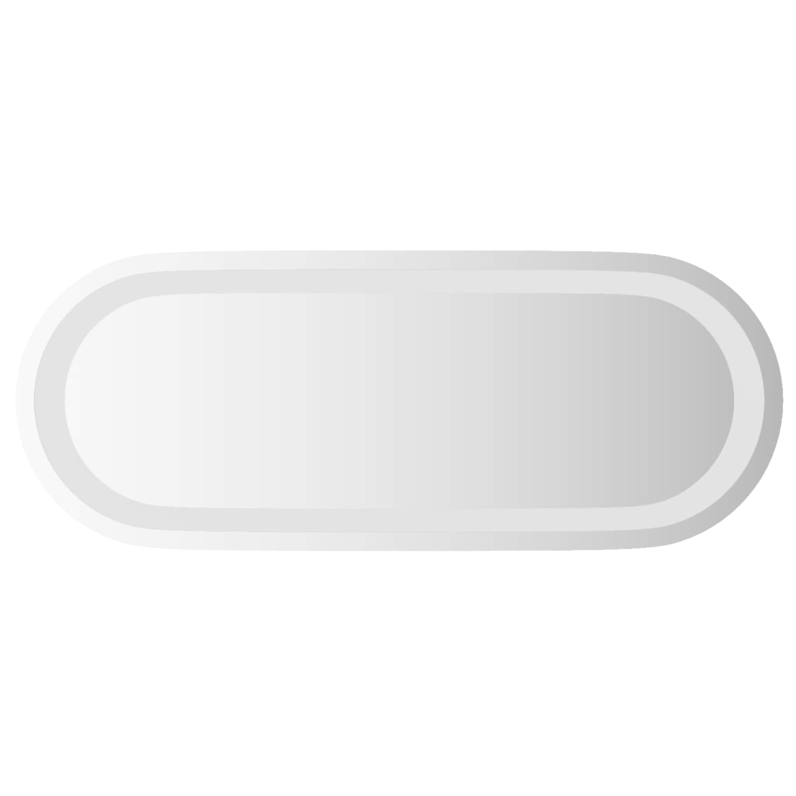 LED Badkamer Spiegel Transparant 50 x 20 cm gehard glas image 2