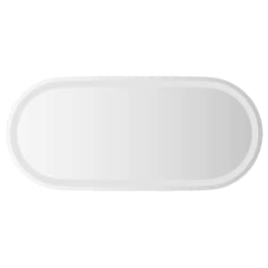 vidaXL LED vannitoa peegel L&auml;bipaistev 80 x 35 cm karastatud klaas