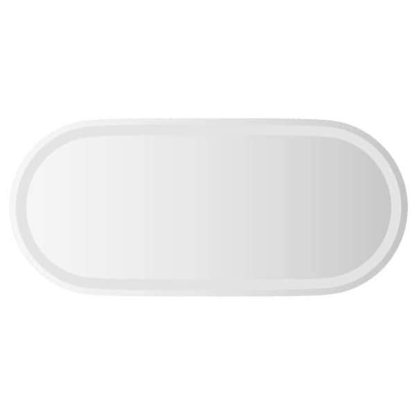 vidaXL LED vannitoa peegel L&auml;bipaistev 80 x 35 cm karastatud klaas