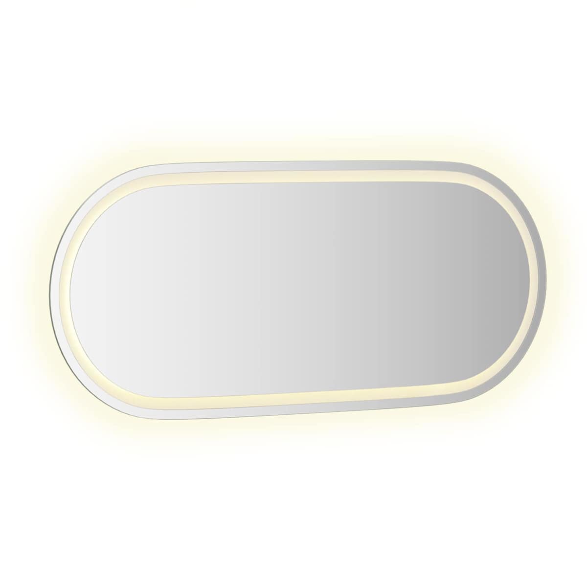 LED badeværelsesspejl Transparent hærdet glas - Billede 3