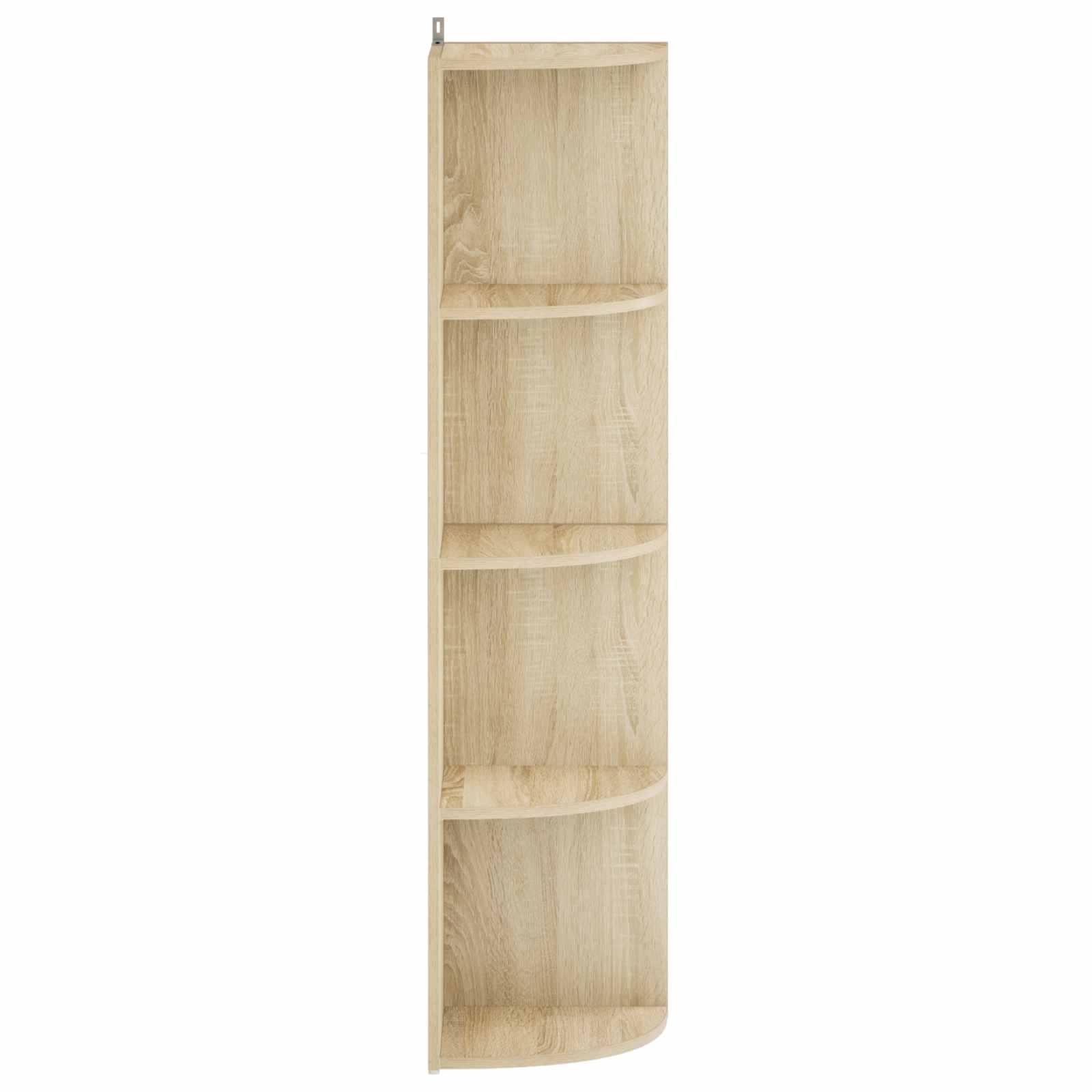 Kotna polica 4 ravni 31,5 x 31 x 130 cm Inženirski les