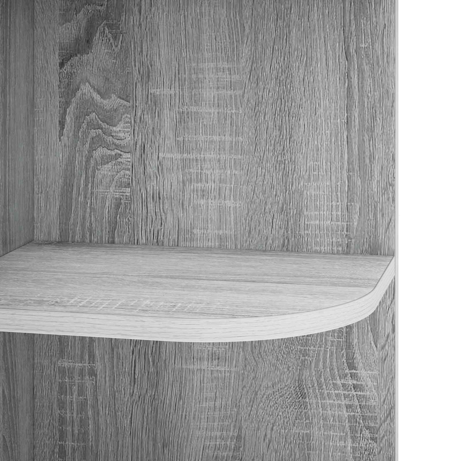 Kotna polica 4 ravni 31,5 x 31 x 130 cm Inženirski les
