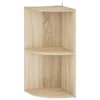 vidaXL Nurgariiul 2 tasandit 31,5 x 31 x 66 cm Tehispuit Sonoma tamm