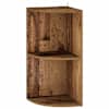 vidaXL Nurgariiul 2 tasandit 31,5 x 31 x 66 cm Tehispuit Vana puit