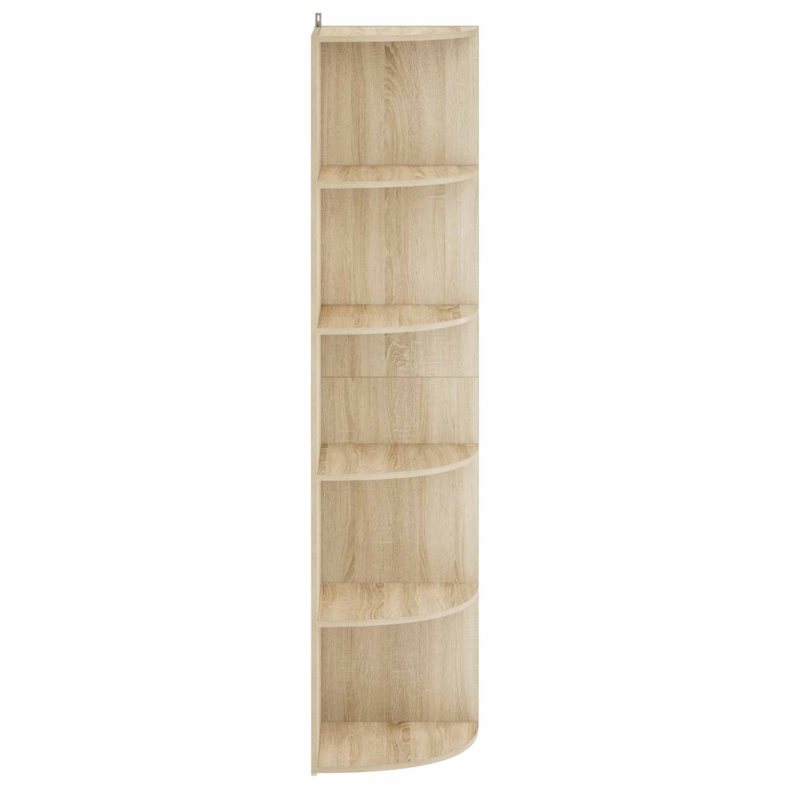 Kotna polica 5 ravni 41,5 x 41,5 x 178 cm Inženirski les