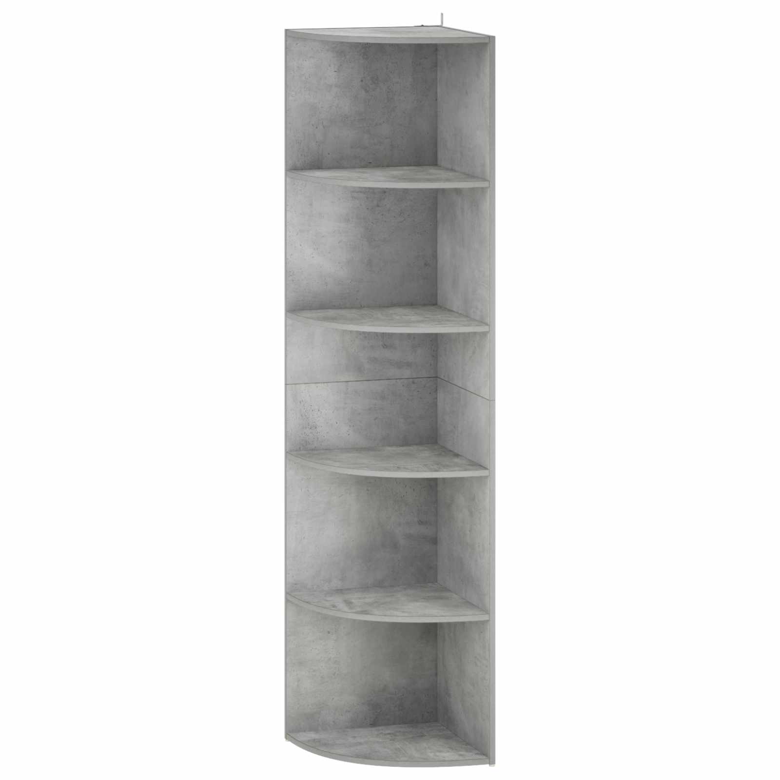 Kotna polica 5 ravni 41,5 x 41,5 x 178 cm Inženirski les
