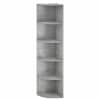 vidaXL Nurgariiul 5 tasandit 41,5 x 41,5 x 178 cm Tehispuit Betoonhall