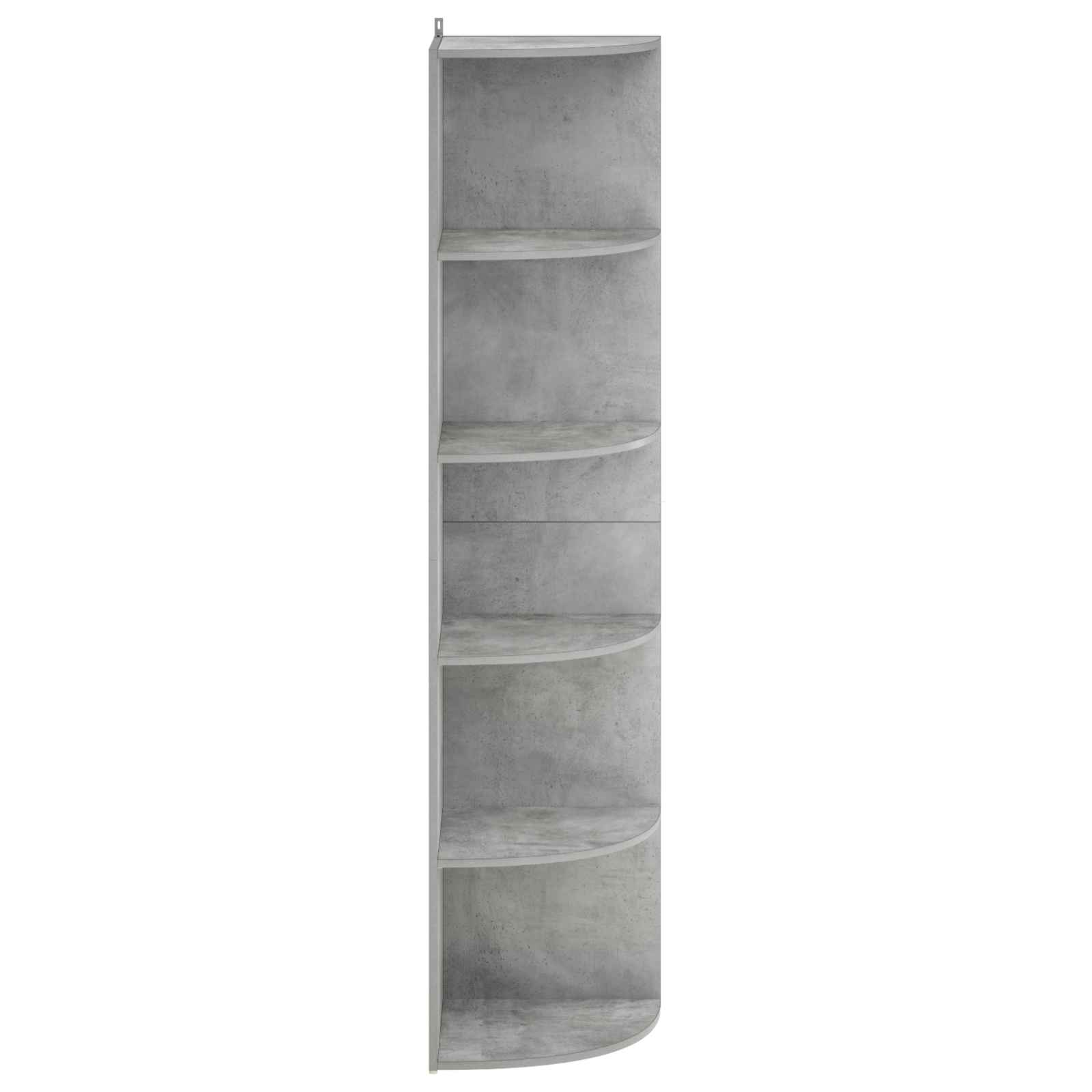 Kotna polica 5 ravni 41,5 x 41,5 x 178 cm Inženirski les