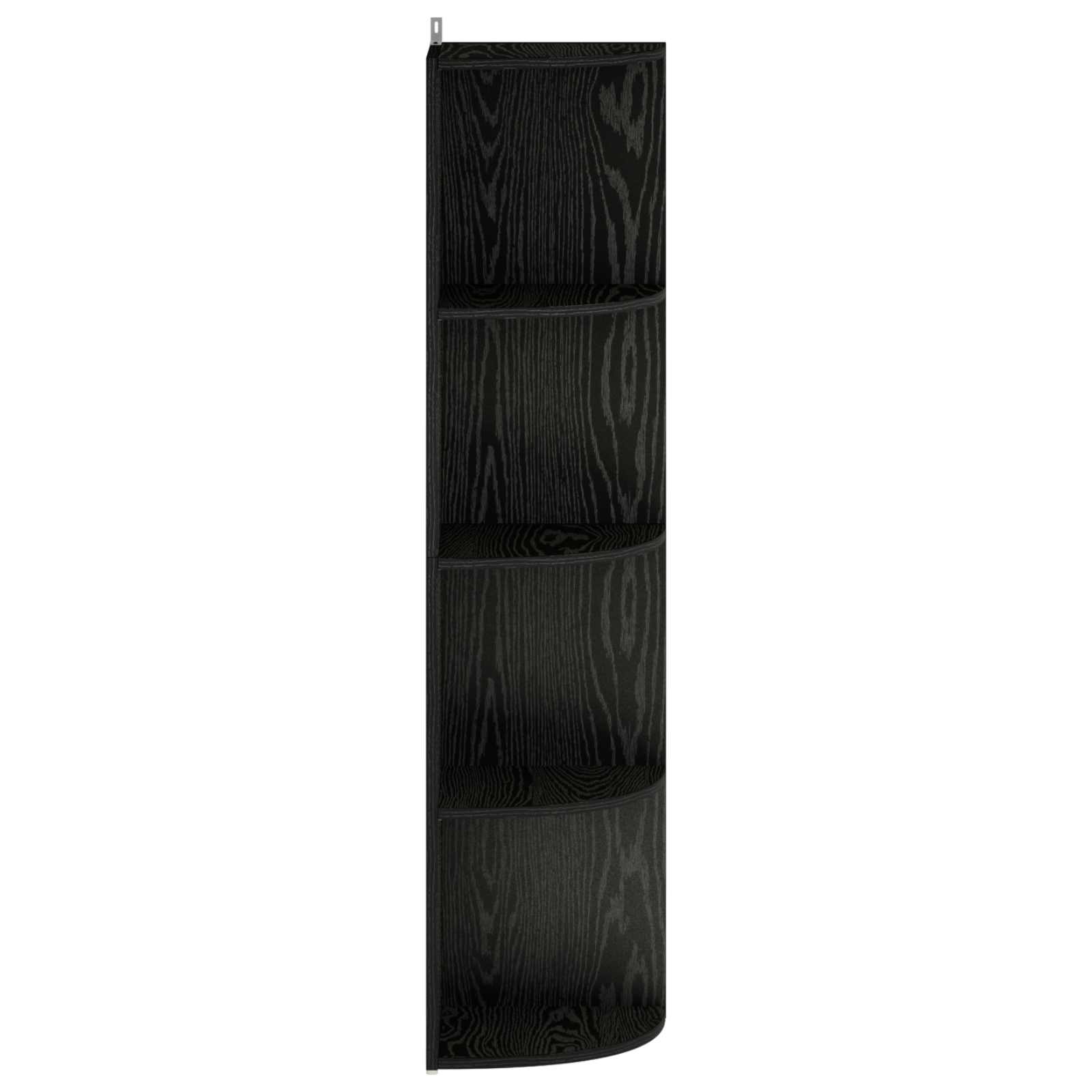 Kotna polica 4 ravni 41,5 x 41,5 x 143 cm Inženirski les