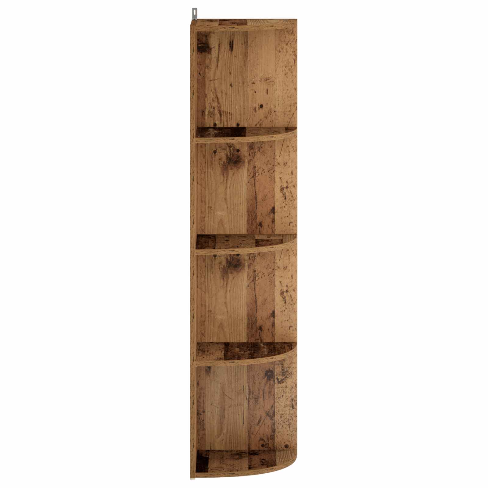Kotna polica 4 ravni 41,5 x 41,5 x 143 cm Inženirski les