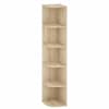 vidaXL Nurgariiul 5 tasandit 25 x 31 x 131 cm Tehispuit Sonoma tamm