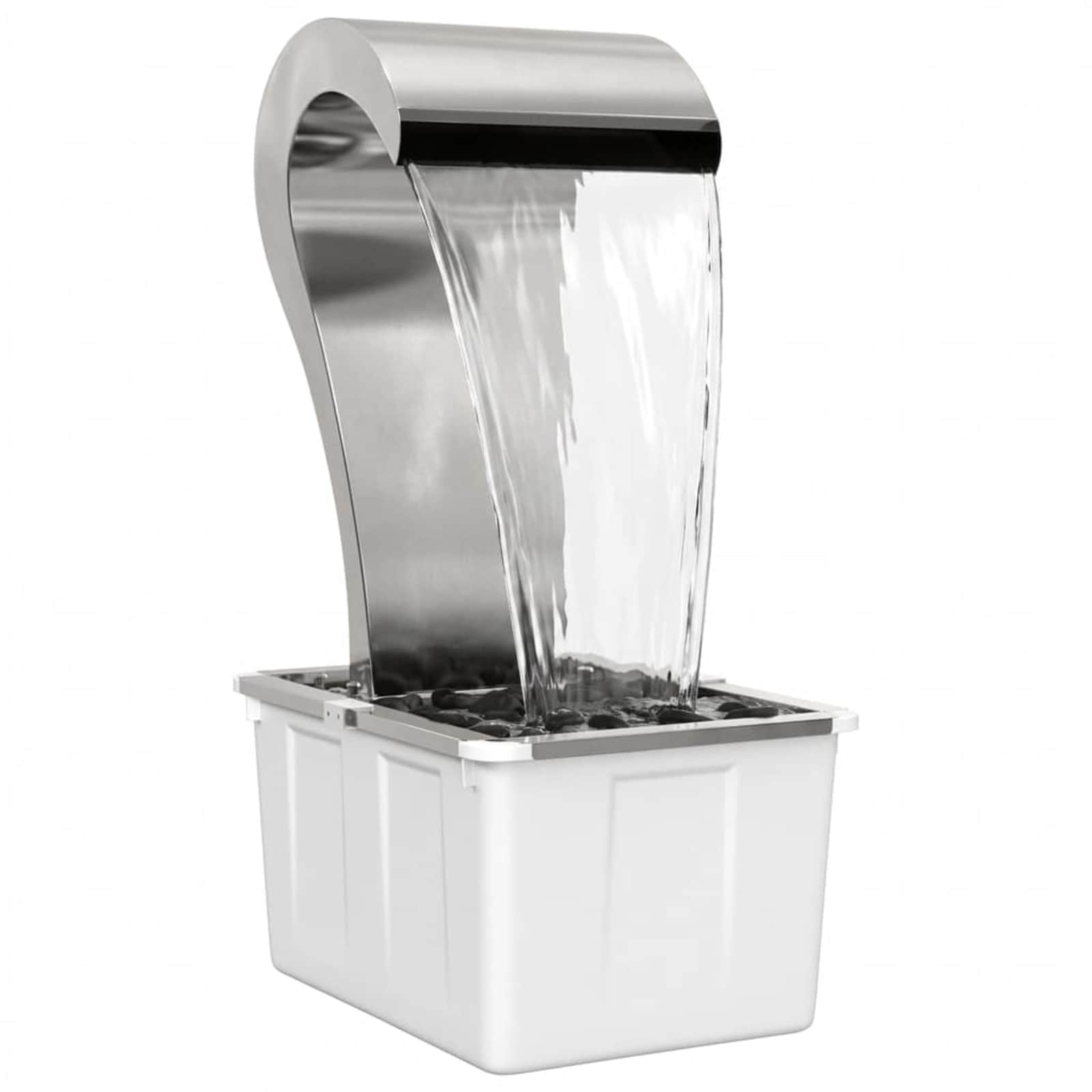 Tuinwaterval Roestvrij staal 304 54,5 x 34 x 83 cm zilver image 2