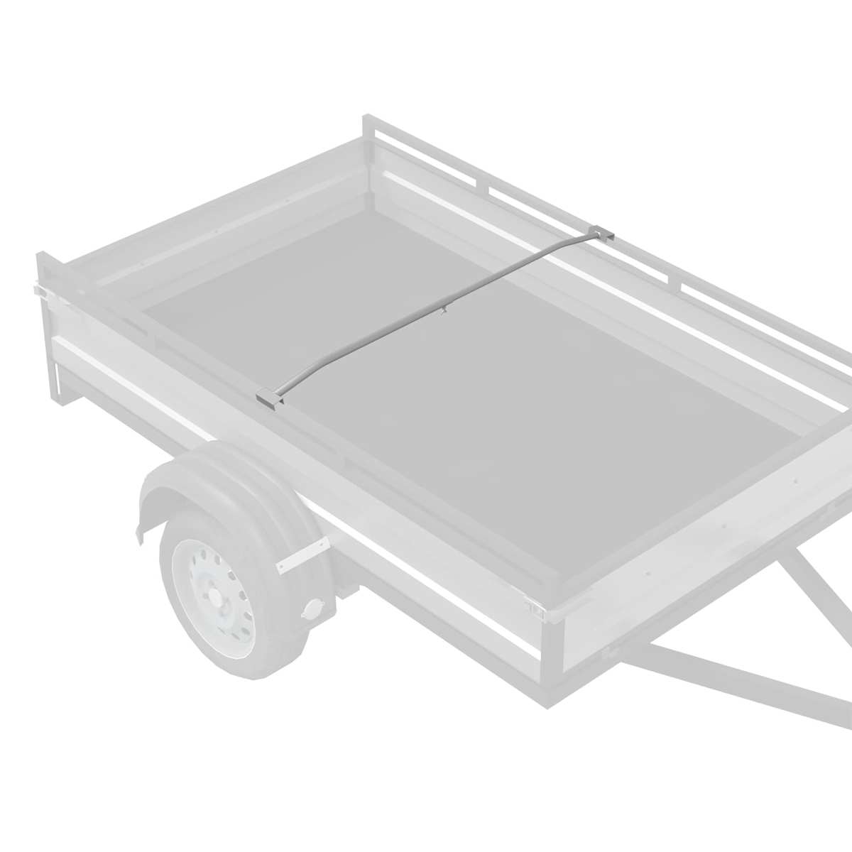 Tarpaulin Bracket til Trailere Sølv - Billede 3