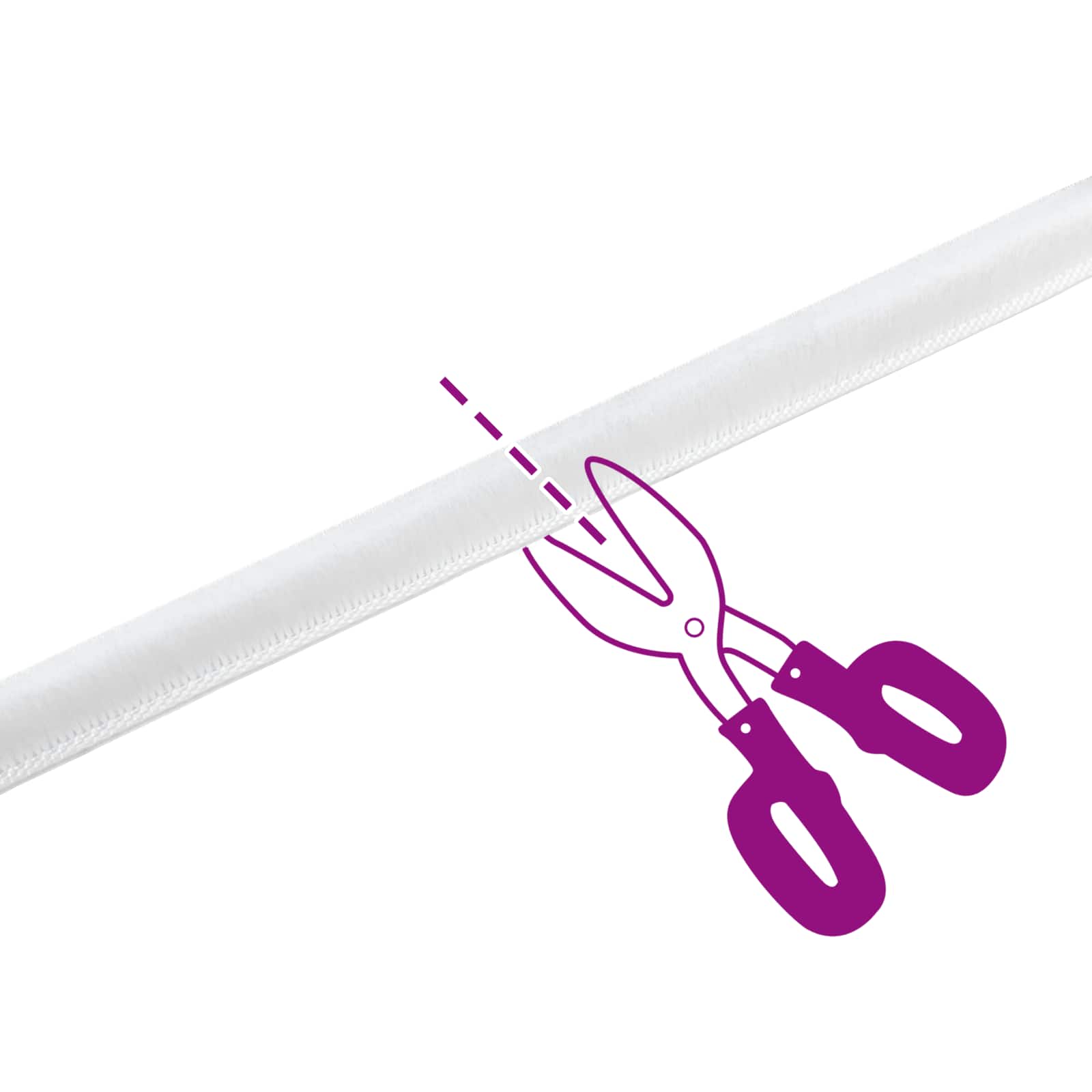 Samolepilno tesnilo s ščetko 5 m PP Bela