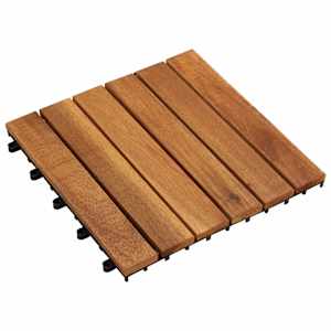vidaXL Terrassiplaat 20 tk Pruun 30 x 30 cm Akaatsia puit