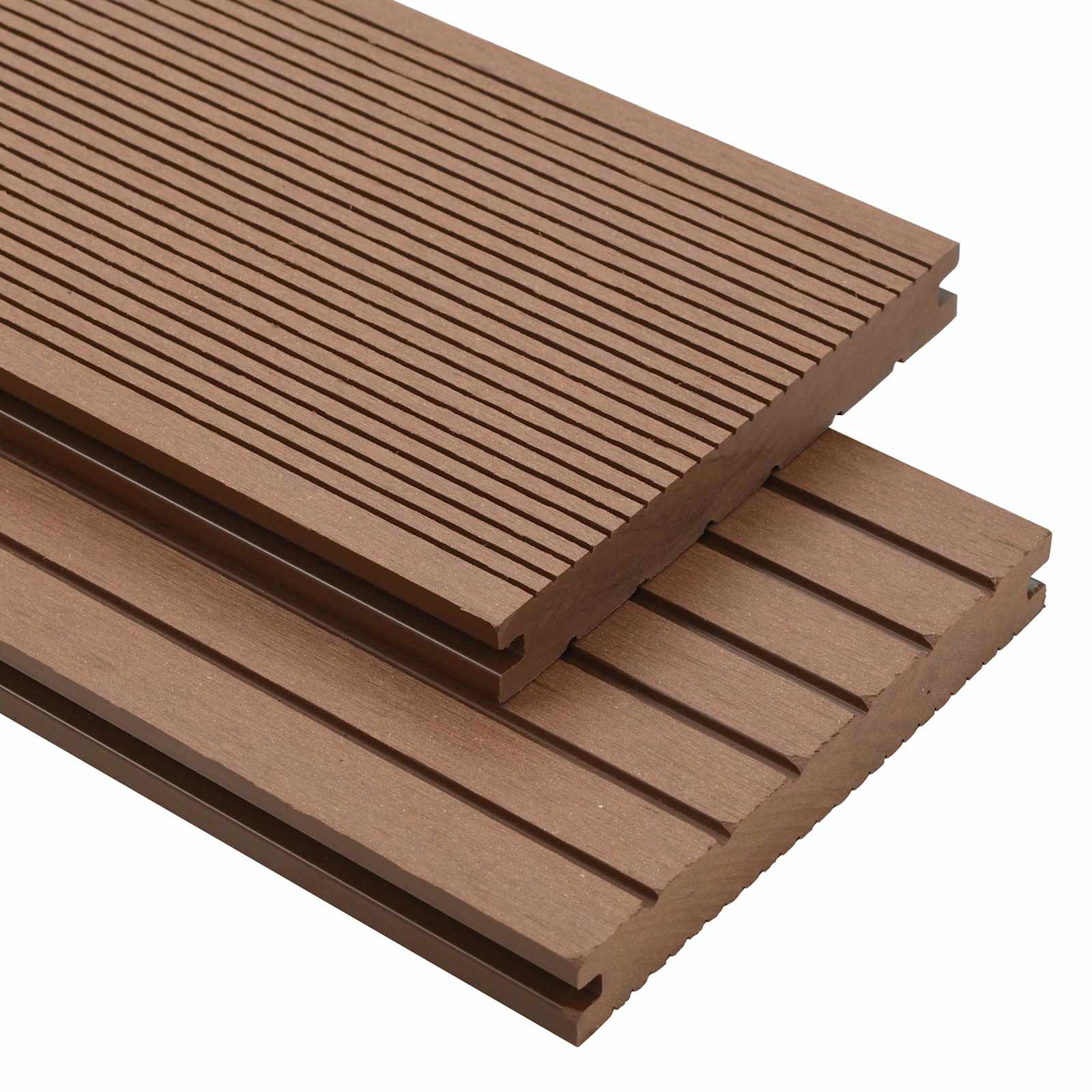 Terras plank 20 pcs Licht Bruin WPC image 7