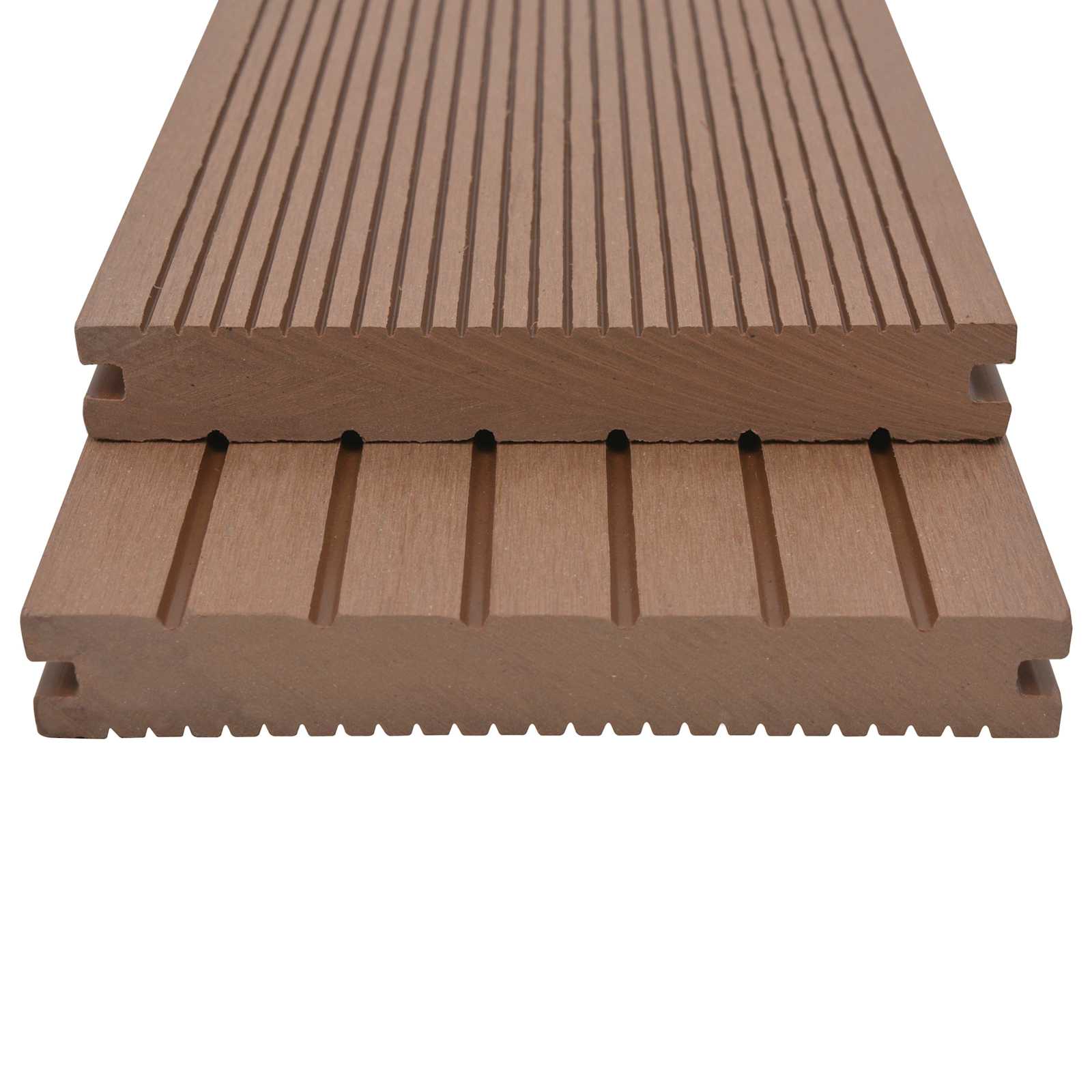 Terras plank 20 pcs Licht Bruin WPC image 4