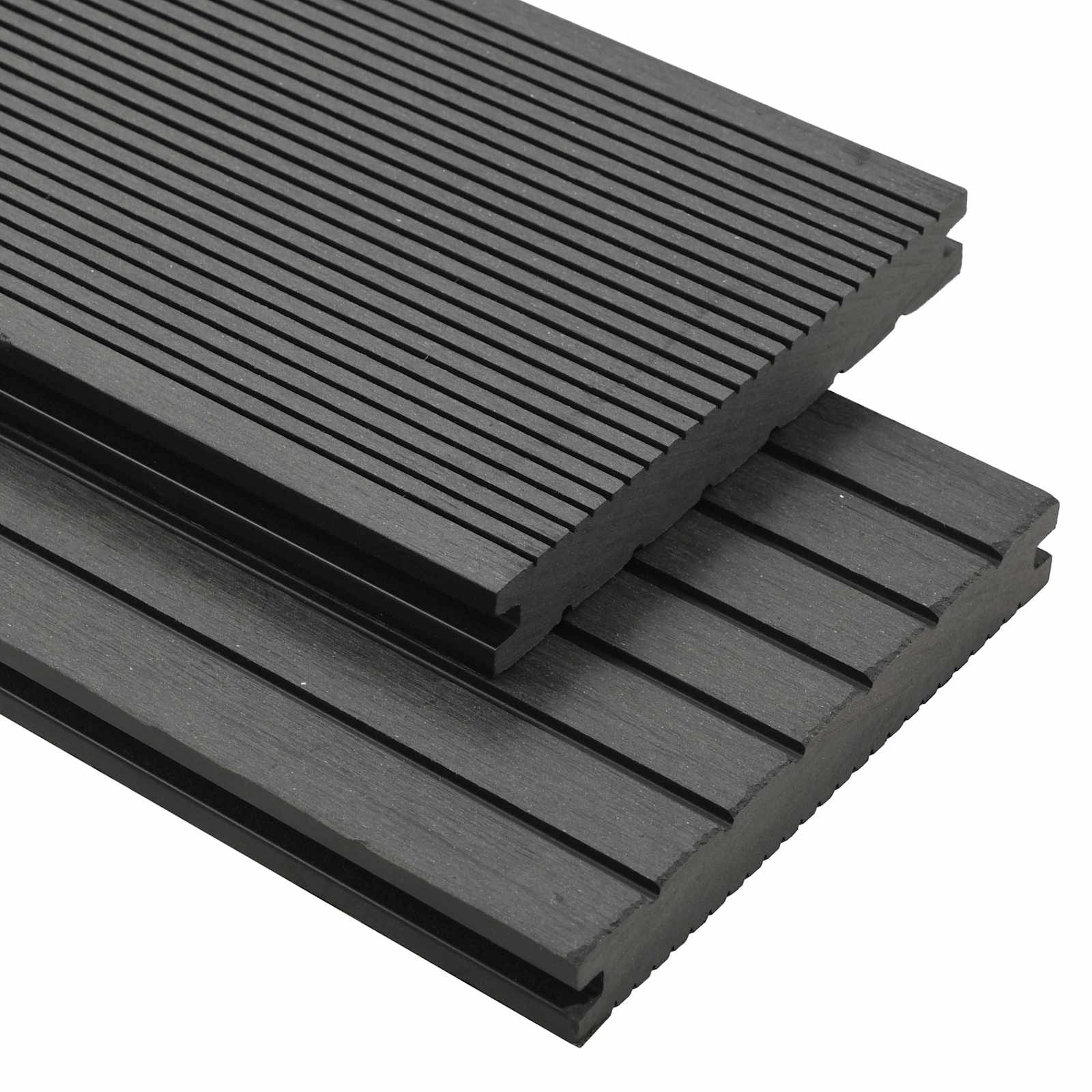 Terras plank 48 pcs Grijs WPC image 7