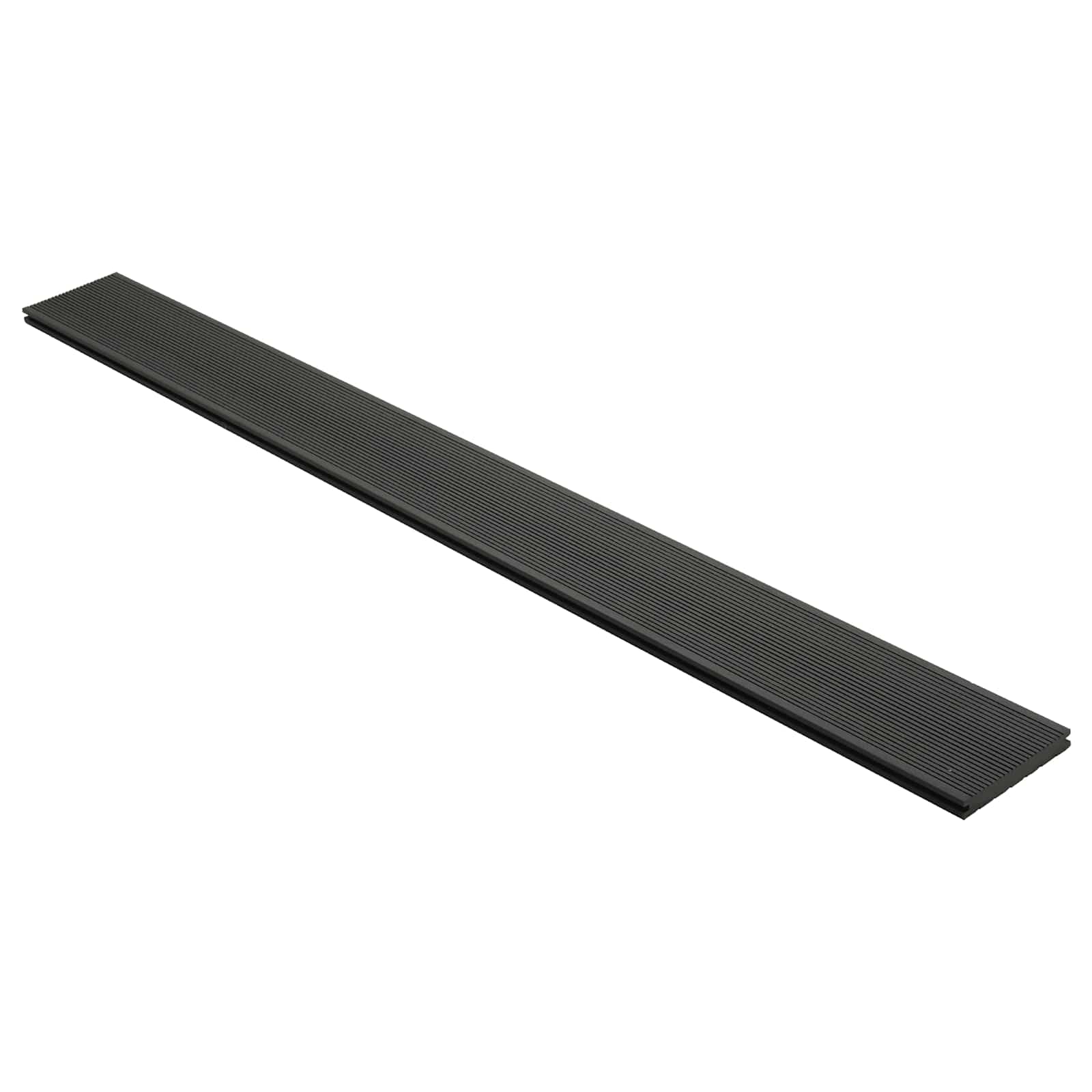 Terras plank 32 pcs Zwart WPC image 3