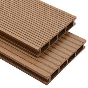 Terasová deska 90 pcs Barva teak Dřevoplast - obrázek 7