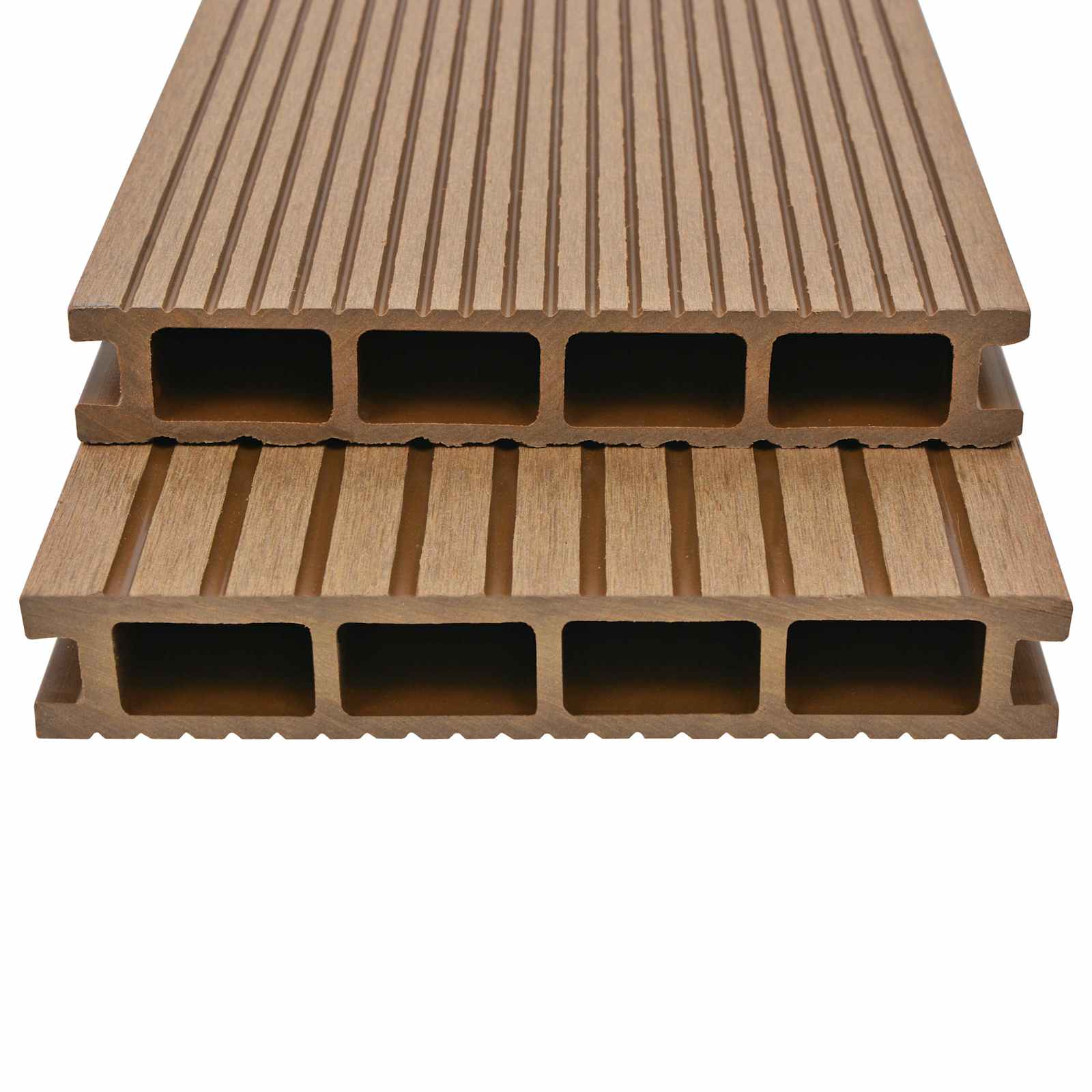 Terrasplank 90 pcs Teak kleur WPC image 4