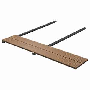 Terasová deska 120 pcs Barva teak Dřevoplast - obrázek 1