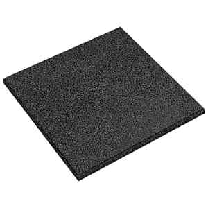 vidaXL Kukkumise kaitse plaadid 12 tk Must 50 x 50 cm Kumm