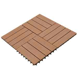 vidaXL Terrassiplaat 22 tk Pruun 30 x 30 cm WPC